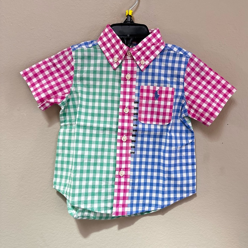 9M Ralph Lauren button down shirt
